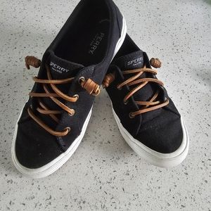 Women's Sperry shoes, black size 7.5